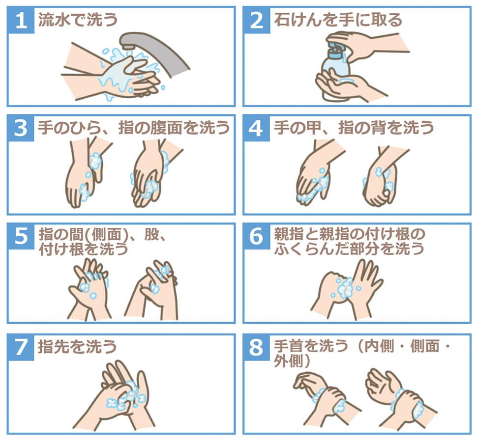 手洗いの方法