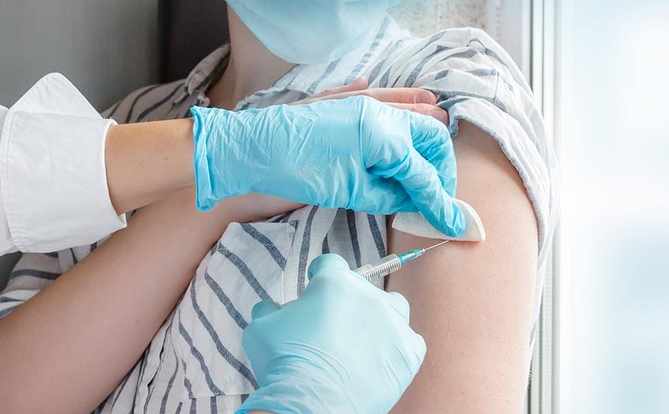 インフルエンザ 予防接種のイメージ